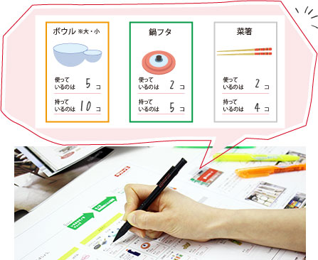 キッチン収納ブック