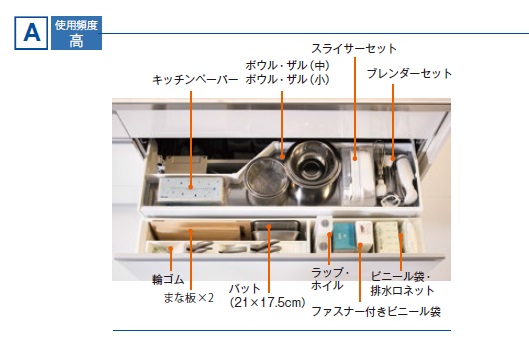 キッチン収納ブック